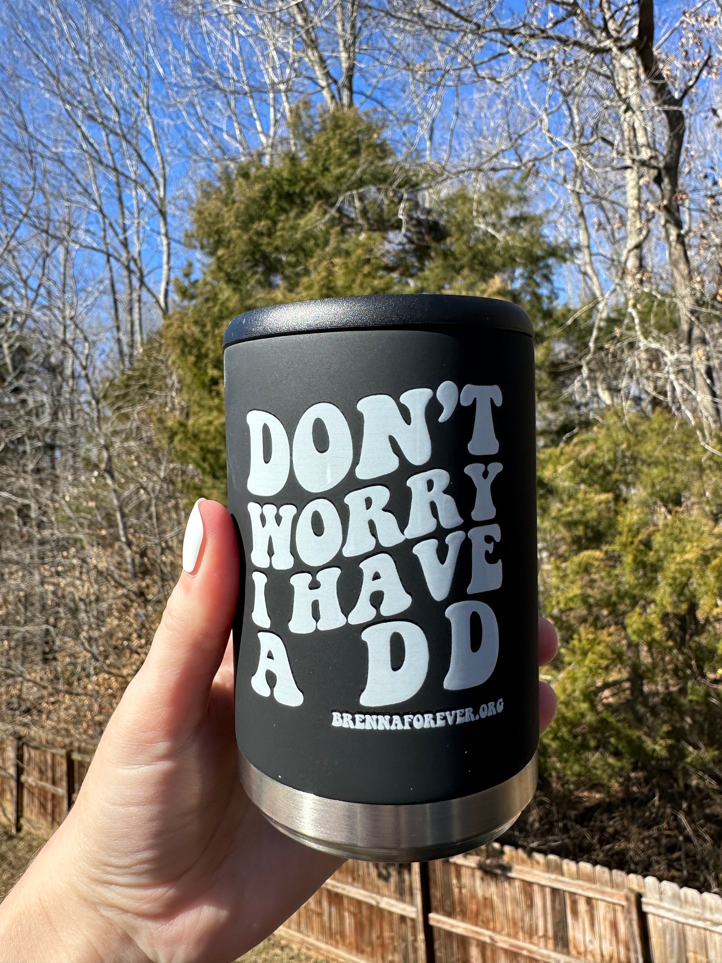 'Don't Worry I Have A D.D.' Can Cooler - Brenna Forever