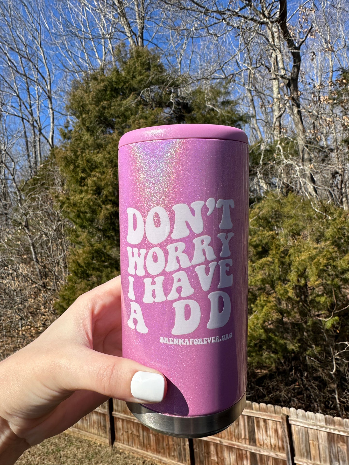 'Don't Worry I Have A D.D.' Can Cooler - Brenna Forever